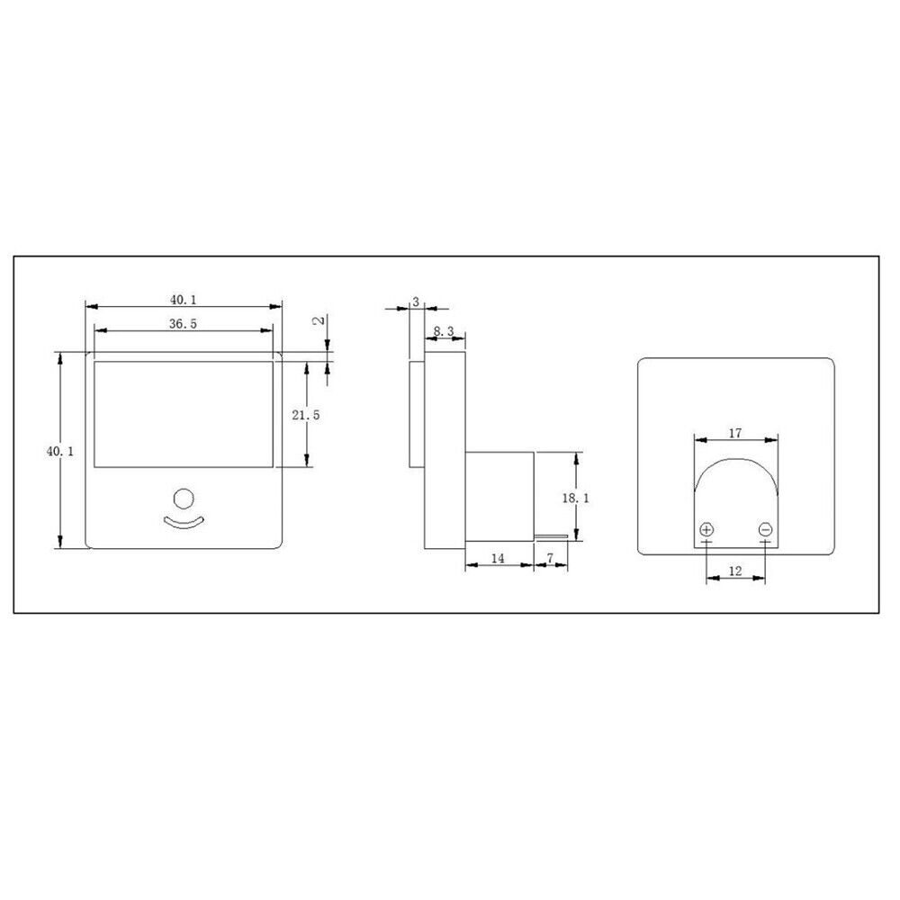 SD-H-2136 Panel Meters Sound Measuring Instrument (DC 500uA) for Audio Equipment