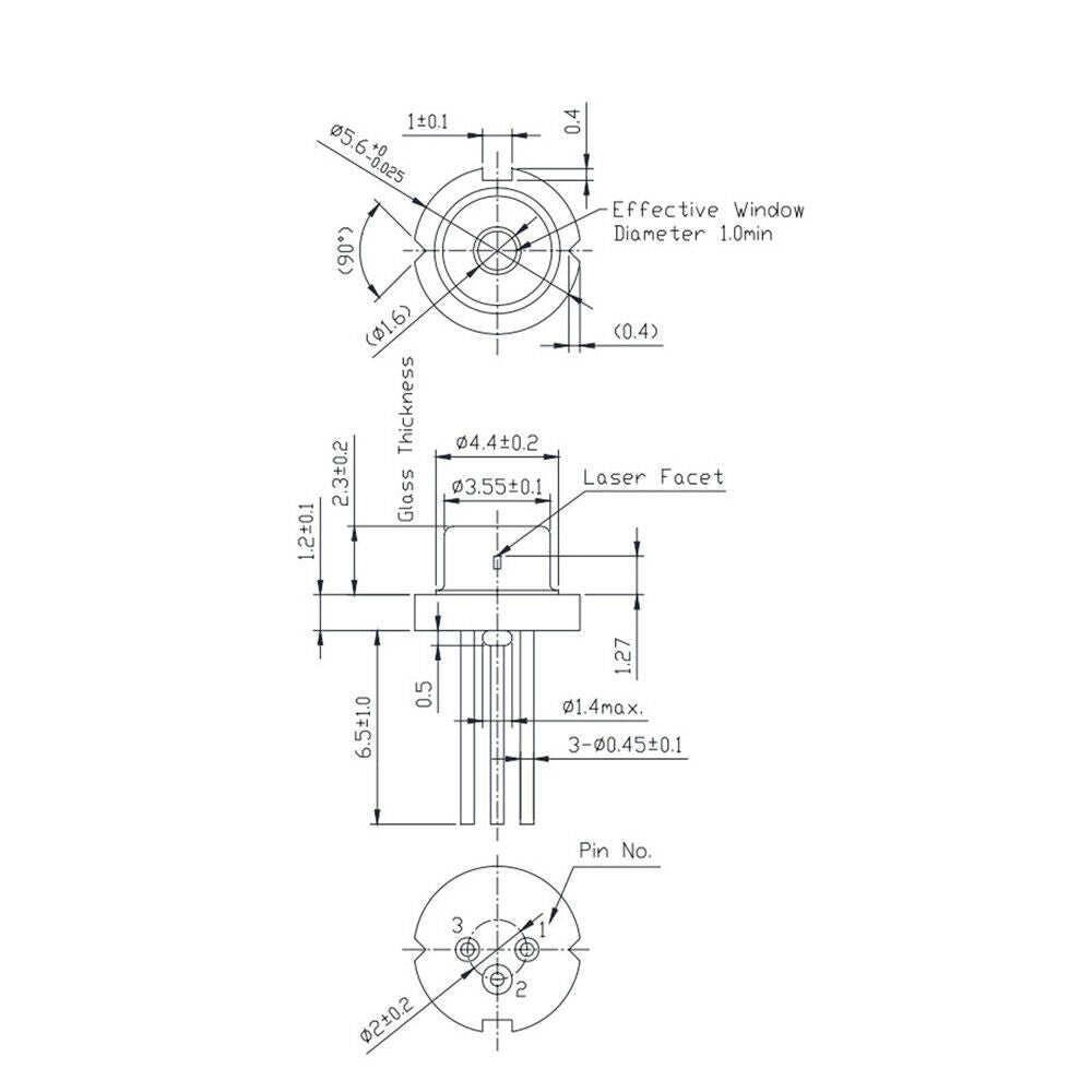 808nm 200mW Imported Laser Diode LD Near Infrared Laser Head