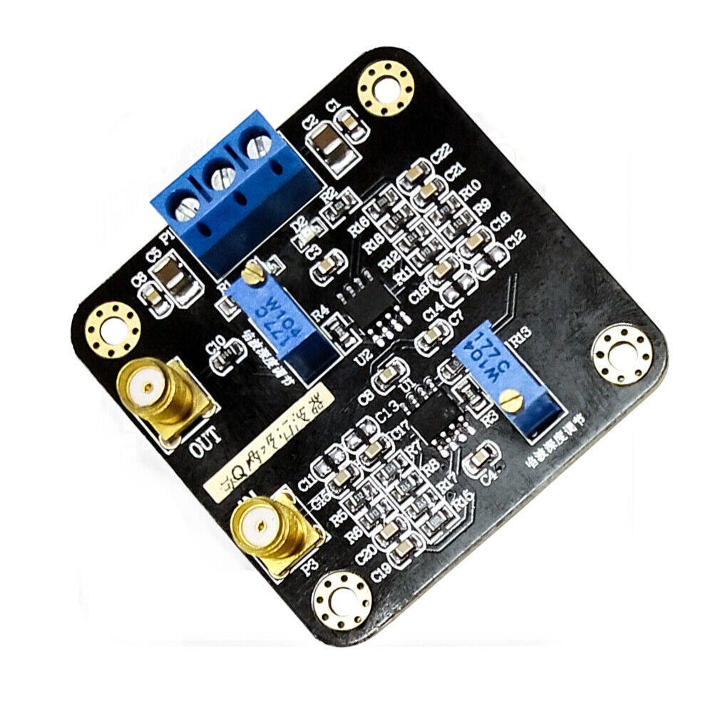 High Q Notch Filter 50Hz Power Frequency Signal Conditioning Notch Frequency